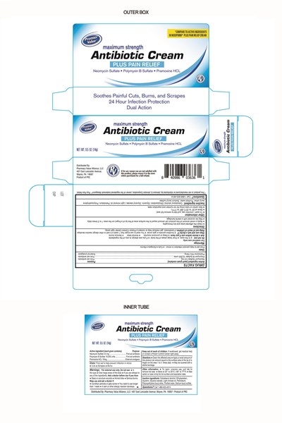 Pv Antibiotic Cream + Pain 05oz-pv03636 (Pv Antibiotic Cream + Pain 05oz Pv03636)